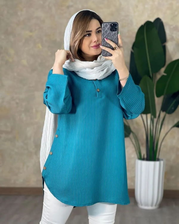 عکس-مانتو زنانه نخی