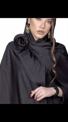 روسری زنانه اسلپ مشکی