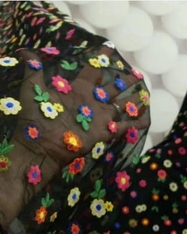دامن گلدوزی زنانه کبریتی