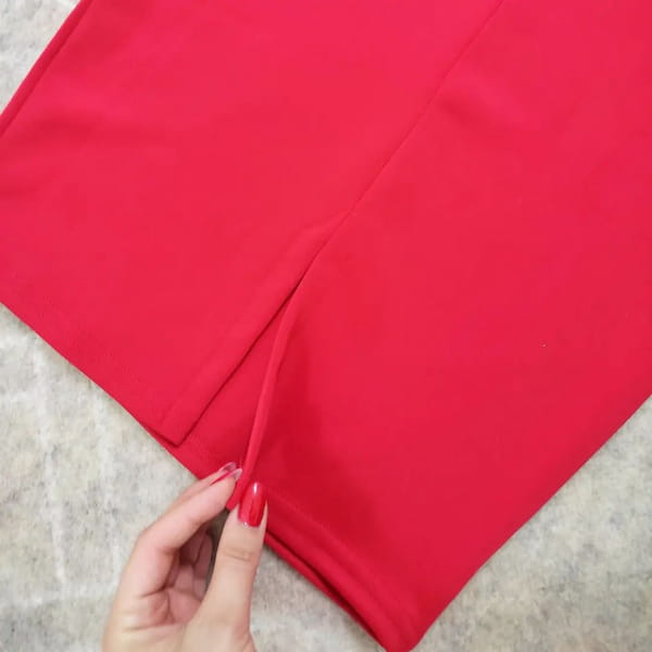 عکس-لباس مجلسی زنانه کرپ قرمز