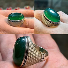 انگشتر مردانه سبز