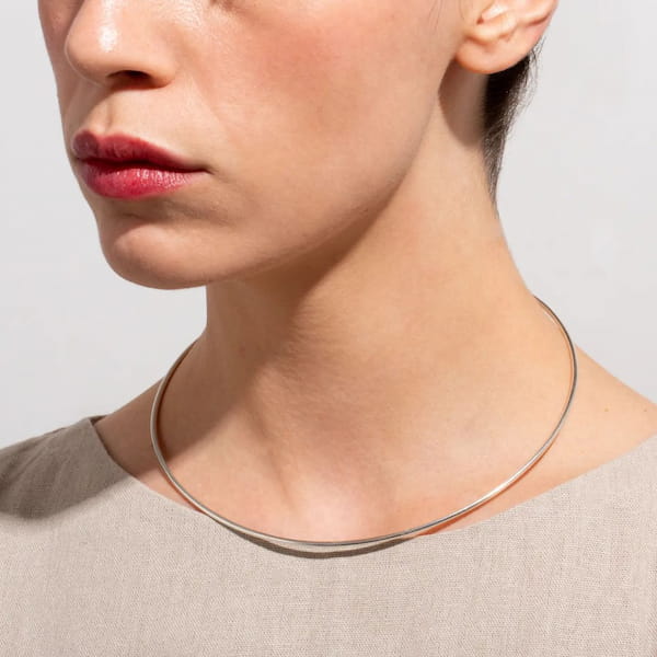 عکس-گردنبند زنانه سفید