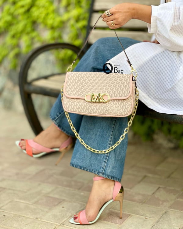 عکس-کیف دخترانه چرم تک رنگ