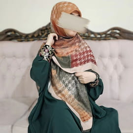 روسری مجلسی زنانه نخ پنبه