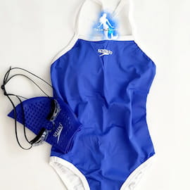 لباس شنا زنانه آبی کاربنی