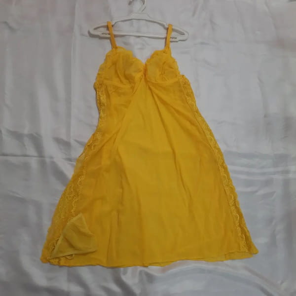 عکس-لباس خواب زنانه زرد