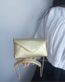 کیف دخترانه طلایی