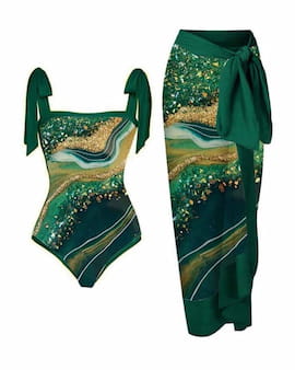 لباس شنا زنانه تک رنگ