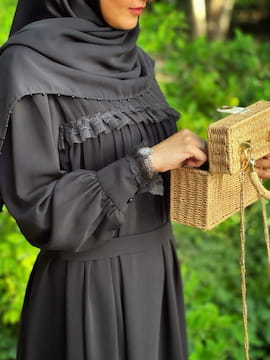 لباس زنانه کرپ مشکی