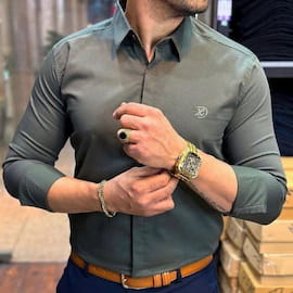 پیراهن آستین بلند مردانه