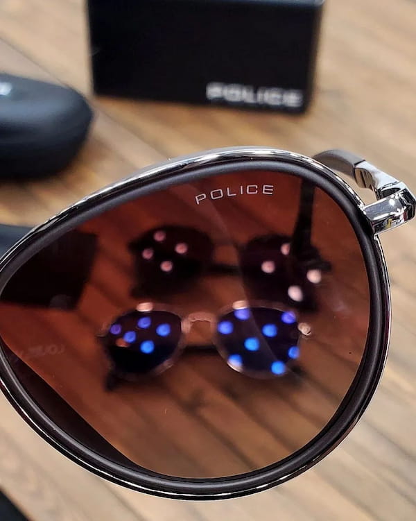 عکس-عینک مردانه افتابی پلیس تک رنگ