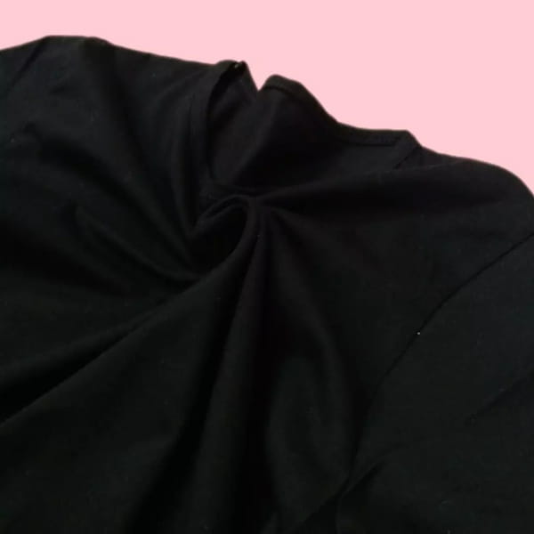 عکس-تیشرت یقه گرد زنانه نخ پنبه