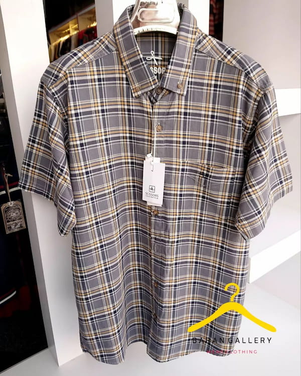عکس-پیراهن چهارخونه مردانه نخی