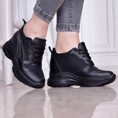 عکس-کفش پاشنه دار زنانه چرم صنعتی
