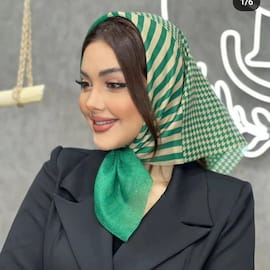 مینی اسکارف زنانه نخی