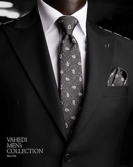 کراوات مردانه طوسی