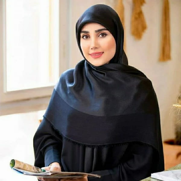 عکس-روسری زنانه مشکی