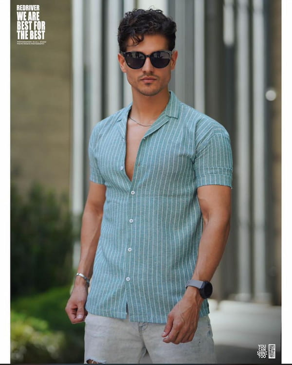 عکس-پیراهن تابستانه مردانه کنفی