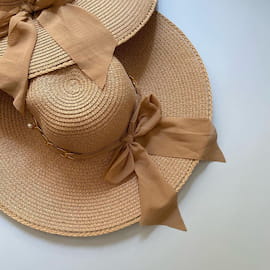 کلاه تابستانه زنانه تک رنگ