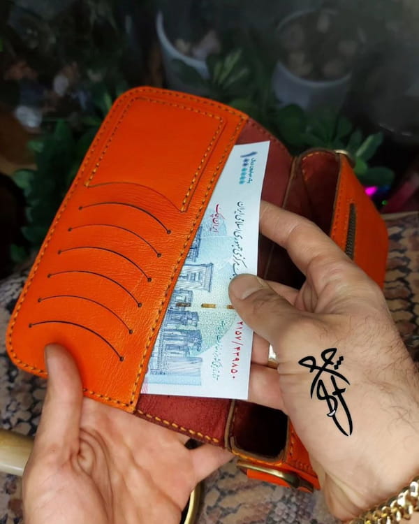 عکس-کیف زنانه اشبالت نارنجی