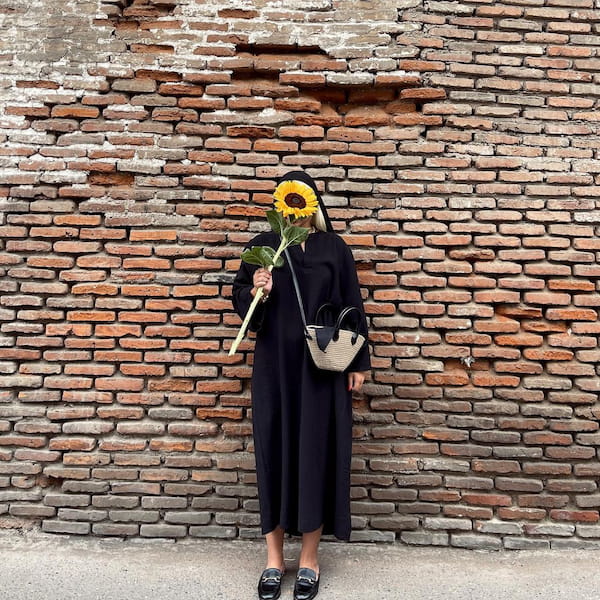 عکس-کیف زنانه نخ پنبه مشکی