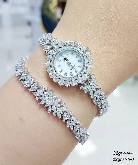عکس-دستبند زنانه سفید
