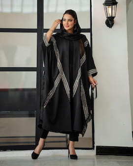 لباس زنانه کرپ مشکی