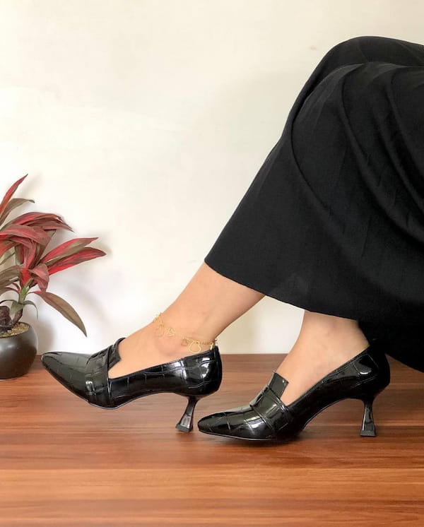 عکس-کفش مجلسی زنانه چرم