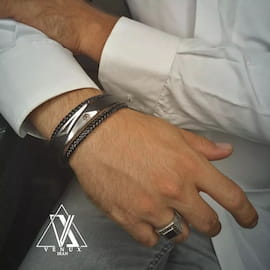 دستبند مردانه بافت