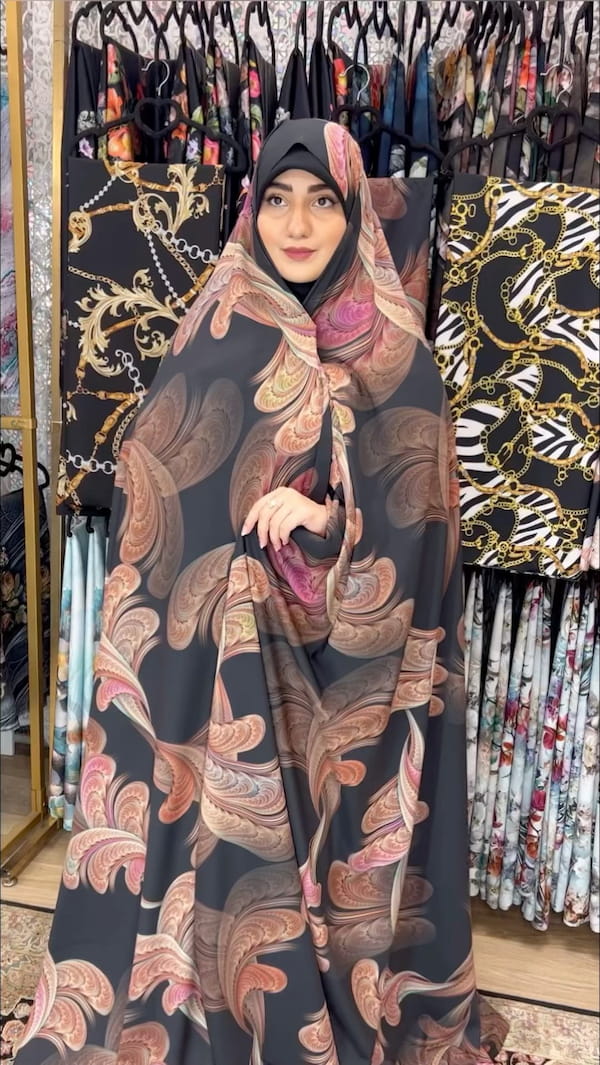 عکس-چادر زنانه مشکی