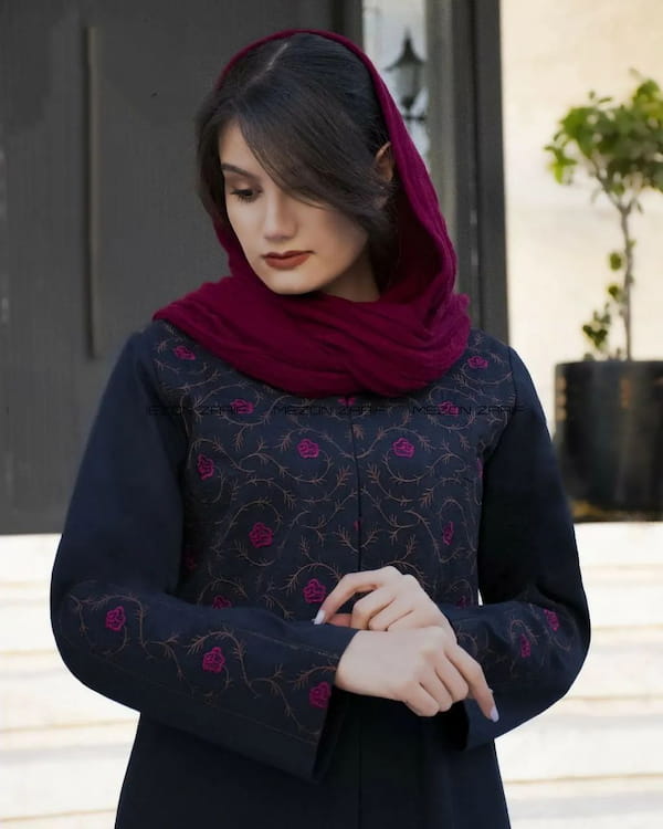 عکس-مانتو گلدوزی زنانه