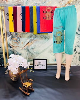 شلوارک خرسی زنانه ویسکوز تک رنگ