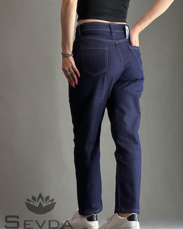عکس-شلوار جین زنانه تابستانه تک رنگ
