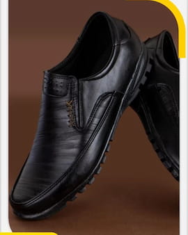 کفش رسمی مردانه چرم صنعتی مشکی