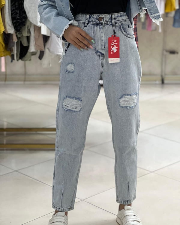 عکس-شلوار جین مردانه تابستانه یخی