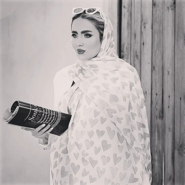 عکس-شال زنانه نخی