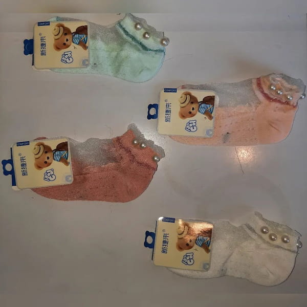 عکس-جوراب بچگانه توری