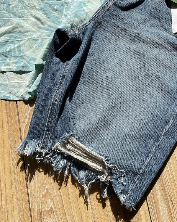 عکس-تاپ زنانه جین لویی ویتون آبی کاربنی