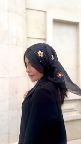روسری گلدوزی زنانه