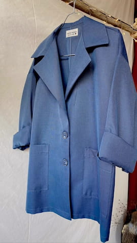 کت استردار زنانه فاستونی تک رنگ