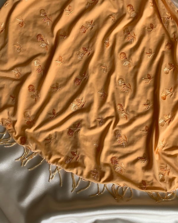 عکس-لباس خواب زنانه پرتقالی