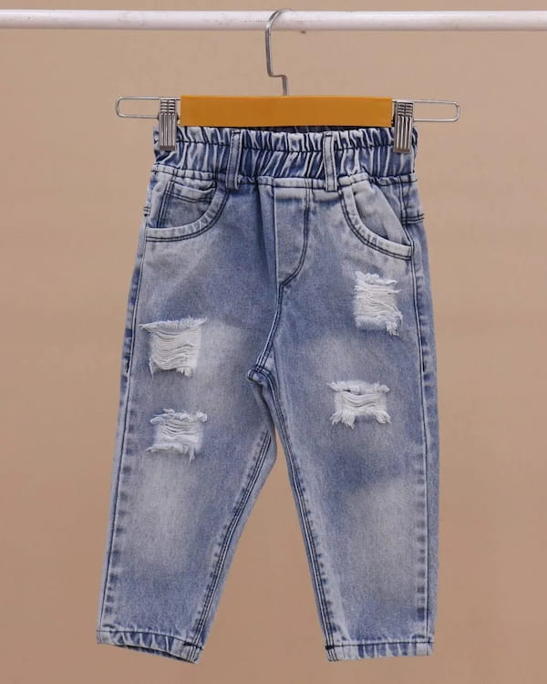 عکس-شلوار جین بچگانه زغالی