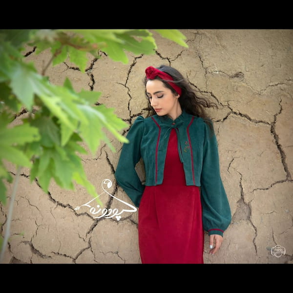 عکس-کت گلدوزی دخترانه مخمل کبریتی