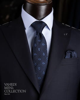 کراوات مردانه سرمه ای