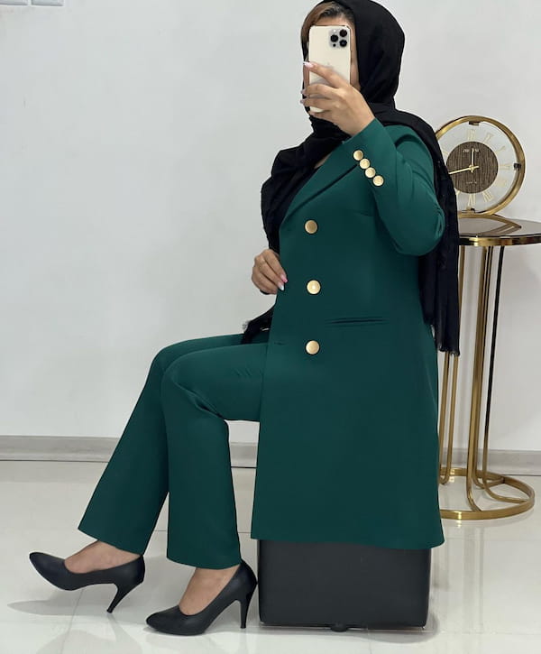 عکس-کت زنانه مازراتی طلایی