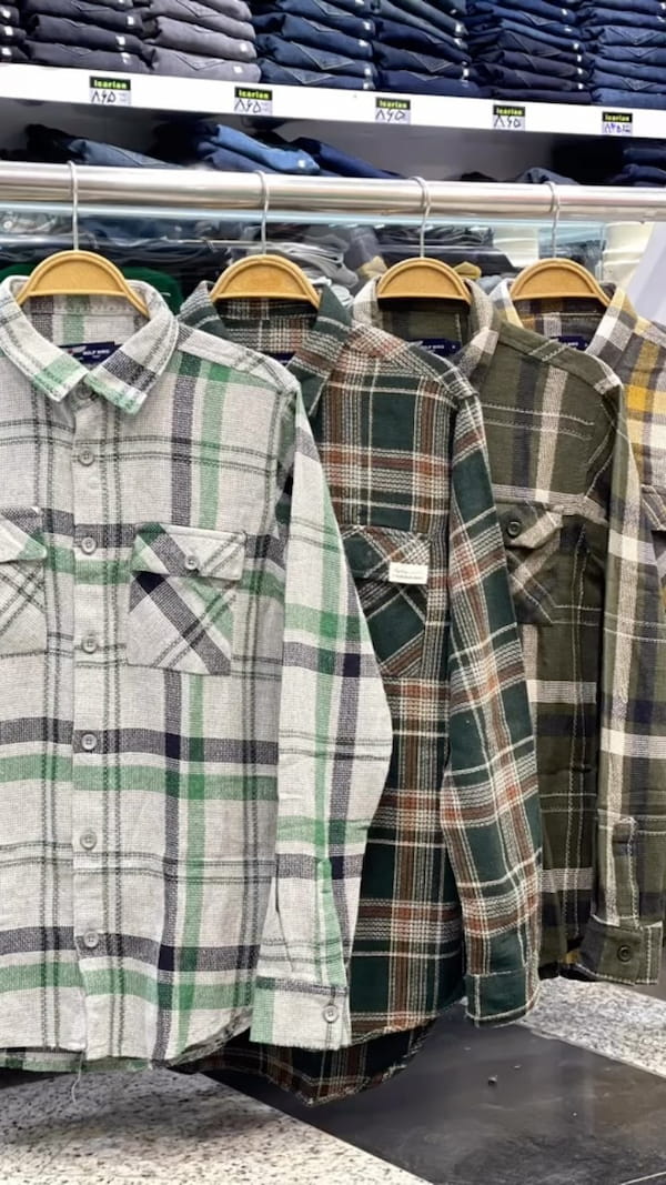 عکس-پیراهن پاییزه مردانه کنفی