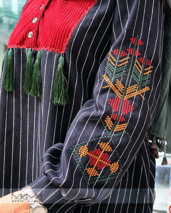 عکس-شومیز زنانه مخمل کبریتی تک رنگ