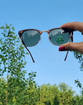 عینک uv400 زنانه سبز
