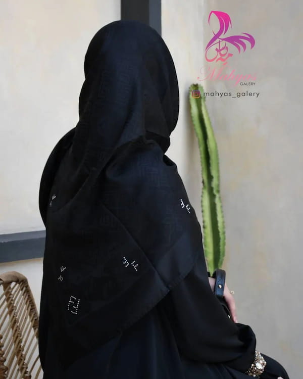 عکس-روسری زنانه ابریشم سواروسکی