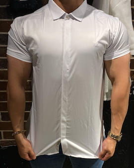 پیراهن آستین کوتاه مردانه ساتن